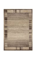 Peyer Syntex Moderner Kurzflor Teppich Daffi/Ylva 13056-120 Farbe Braun 80 x 150 cm