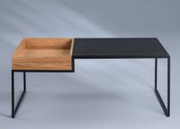 Couchtisch "Levin" aus Wildeiche massiv