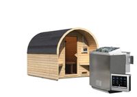Fasshaus Dömitz A Bio 9,0 kW Ofen + Steuergerät Easy Bio - Made in Germany
