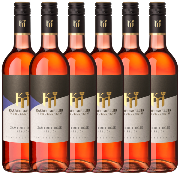 Mundelsheimer Samtrot Rosé QbA 0,75l - 6er Karton