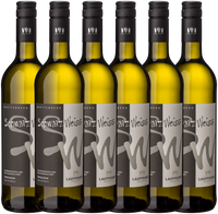 Lauffener "Schwarz/Weiss" Schwarzriesling weissgekeltert QbA trocken 0,75l - 6er Karton