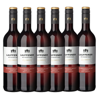 Lauffener Schwarzriesling mit Samtrot QbA 0,75l - 6er Karton