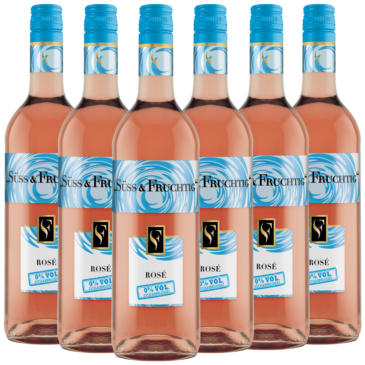 Süss & Fruchtig Rosé 0 % Vol. entalkoholisiert 6er Karton