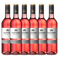 Lauffener Katzenbeißer Schwarzriesling Rosé QbA trocken 0,75l - 6er Karton