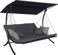 Hollywoodschaukel Swing 3-Sitzer Smart stone