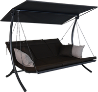 Hollywoodschaukel Swing 3-Sitzer Smart coffee