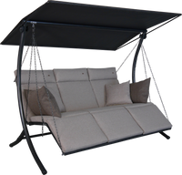 Hollywoodschaukel Swing 3-Sitzer Smart sand