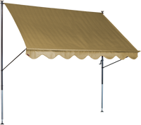 Klemmmarkise Standard 350 cm uni beige