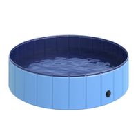Hundepool Planschbecken Schwimmbecken Schwimmbad Blau Ø120 x H30 cm