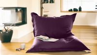 Outdoorfähiger XL Sitzsack MESO, ca.100x140 cm, Farbe: Brombeer