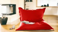 Outdoorfähiger XL Sitzsack MESO, ca.100x140 cm, Farbe: Rot
