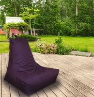 Outdoorfähiger Lounge-Sessel, ca. 100x90x80 cm, Farbe: Brombeer