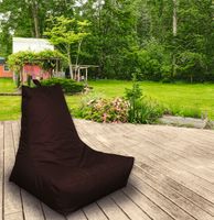 Outdoorfähiger Lounge-Sessel, ca. 100x90x80 cm, Farbe: Dunkelbraun