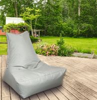 Outdoorfähiger Lounge-Sessel, ca. 100x90x80 cm, Farbe: Silber
