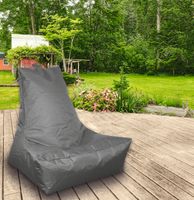 Outdoorfähiger Lounge-Sessel, ca. 100x90x80 cm, Farbe: Anthrazit