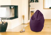Outdoorfähiger Sitzsack "Kimi", ca. 60x120 cm, Farbe:Brombeer