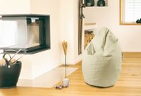 Outdoorfähiger Sitzsack "Kimi", ca. 60x120 cm, Farbe:Natur