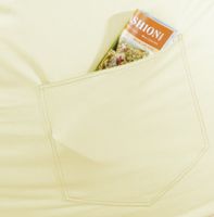 Outdoorfähiger Sitzsack "Kimi", ca. 55x110 cm, Farbe:Natur