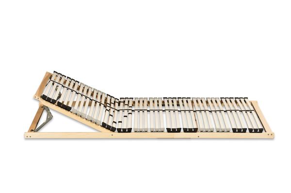 7-Zonen Premium-Lattenrost 42 Leisten Kopfteil verstellbar 90 x 200 cm
