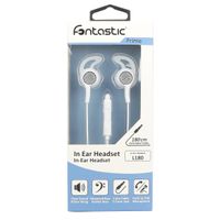 In-Ear Headset L180 mit Extra Langem Kabel, weiß