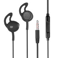 In-Ear Headset L180 mit Extra Langem Kabel schwarz