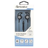 In-Ear Headset L180 mit Extra Langem Kabel schwarz