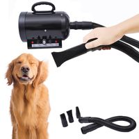 Profi Hundefön Tierfön Pet Dryer Flüsterfön Hundetrockner Metall Schwarz