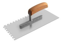 GLÄTTEKELLE E10, ROSTFREI, HOLZ, 280X130X0,7MM