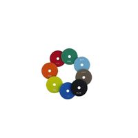 DIAMANT KLETT SCHLEIF- U. POLIERPAD-SET BESTEHEND AUS K50, K100, K200, K400, K800, K1500, K3000, BUFF - Ø100MM