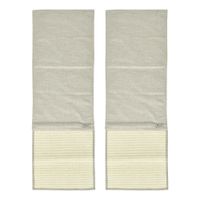 2er Kratzmatte Kratzschutz Sofa Sisal Kratzteppich für Katze Sessel Couch Katzenkratzmatte Beige+Grau 130 x 45 x 0,3 cm