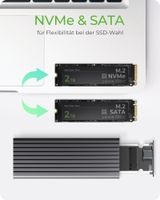IB-1817MC-C31, Gehäuse für 1x M.2 NVMe & SATA