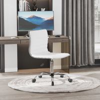 Friseurstuhl Salonstuhl Drehstuhl Rückenlehne Höhenverstellbar Stahl PU