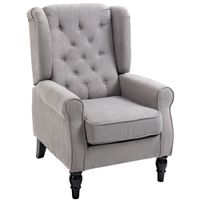 Einzelsofa Relaxsessel Einzelstuhl mit Tufting Polyester 2 Farben
