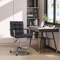 Bürostuhl Drehstuhl Kosmetikhocker Rollhocker Arbeitshocker Schwarz