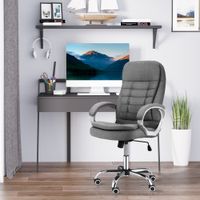 Bürostuhl Ergonomischer 360° Drehstuhl Wippfunktion höhenverstellbar