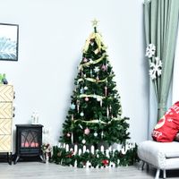 Weihnachtsbaum Tannenbaum Christbaum 1000 Äste Fichte PVC Grün Ø102 x H180 cm