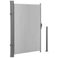 Seitenmarkise 300 x 160 cm Sicht- und Sonnenschutz Seitenrollo UV50+