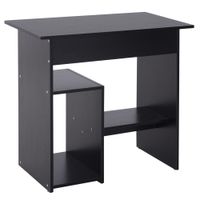 Computertisch, Schreibtisch, Bürotisch, Gamingtisch, Kinderschreibtisch PC-Tisch, Schwarz, 80 x 45 x 75 cm