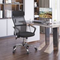 Bürostuhl Drehstuhl mit Wippenfunktion Gaming Stuhl Schaumstoff Netz