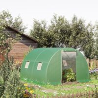 Foliengewächshaus begehbares Polytunnel 3 x 3 m Gewächshaus