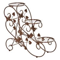 Blumenständer 3-stufiger Blumentreppe Pflanzenstand Metall