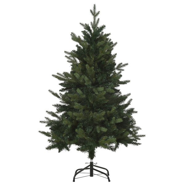 Weihnachtsbaum 1,2 m Christbaum Kunsttanne 657 Zweige Metallfuß PVC Grün Ø85 x 120H cm