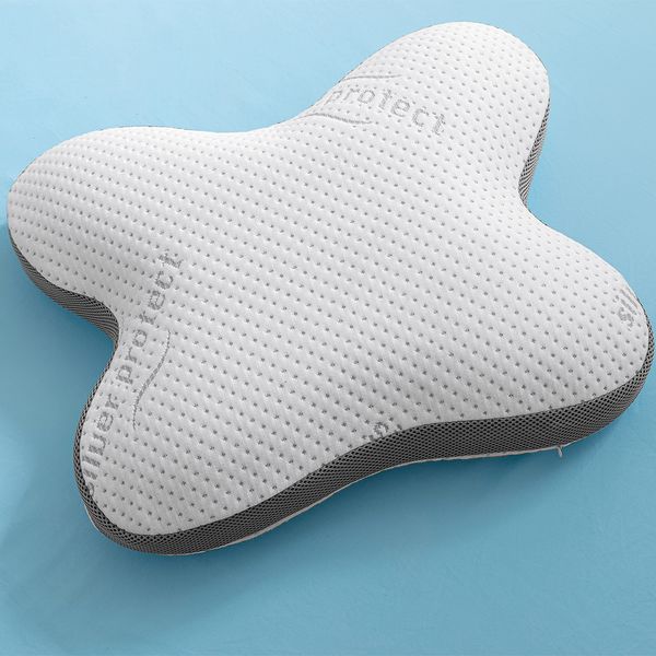 Visko-Nackenkissen "Butterfly" mit Silver Plus