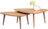 Couchtisch "Elen 2" in Wildeiche massiv - B/H/T=110x43x70cm