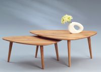 Couchtisch "Elen 1" in Wildeiche massiv - B/H/T=90x36x60cm