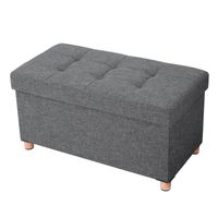 Sitztruhe mit Deckel, 65L, bis 300 kg belastbar