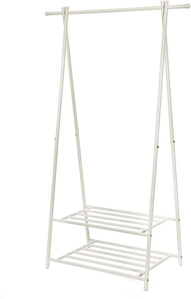 Kleiderständer, 2 Ablagen für Schuhe und Boxen
