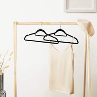 Samt-Kleiderbügel, 50 Stück, Anti-Rutsch