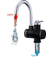 2in1 Armatur-Durchlauferhitzer/ Wasserhahn Schwarz