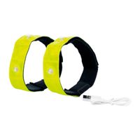 I- GLOW LED Reflektorband wiederaufladbar 2er -Set